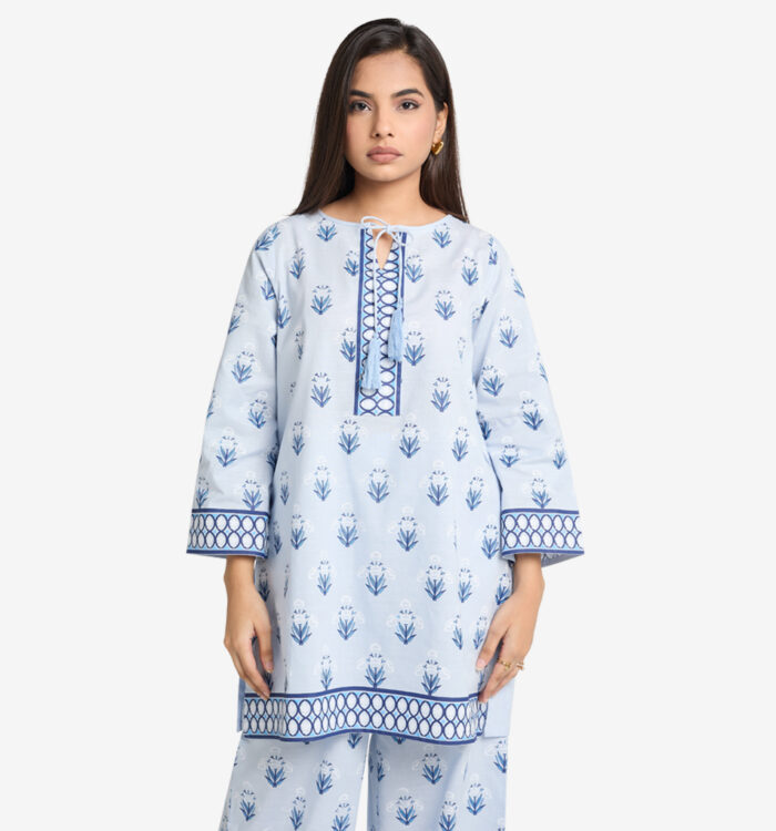 MAHAL Bluebell Breeze Printed Kurta Set - Image 2